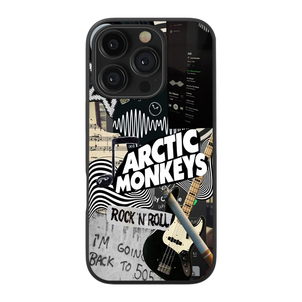 Arctic Monkeys Aesthetic Spotify Glass Phone Case
