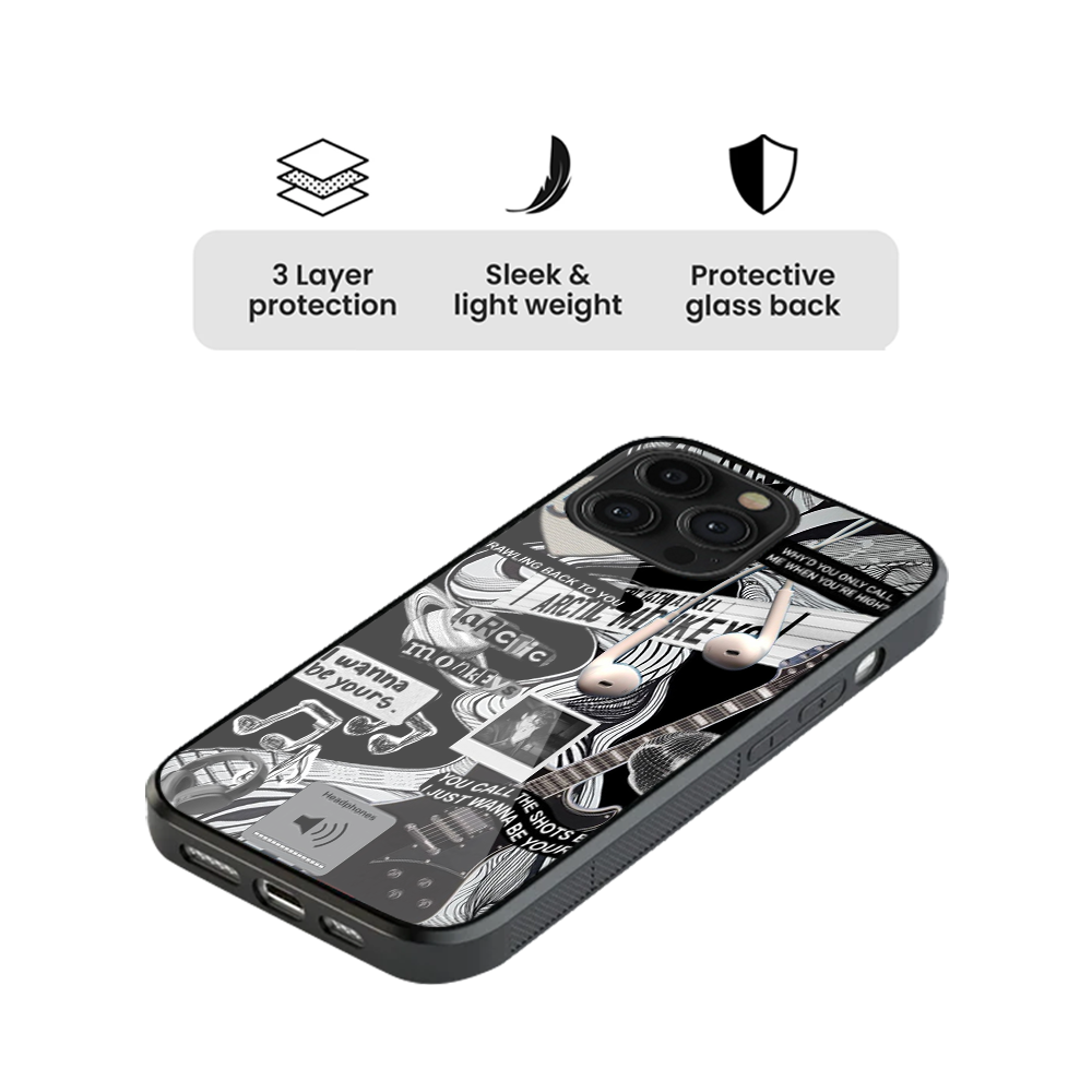 Arctic Monkeys Wanna Be Yours Spotify Glass Phone Case