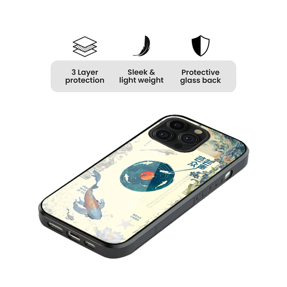 Koi Dreams Glass Phone Case