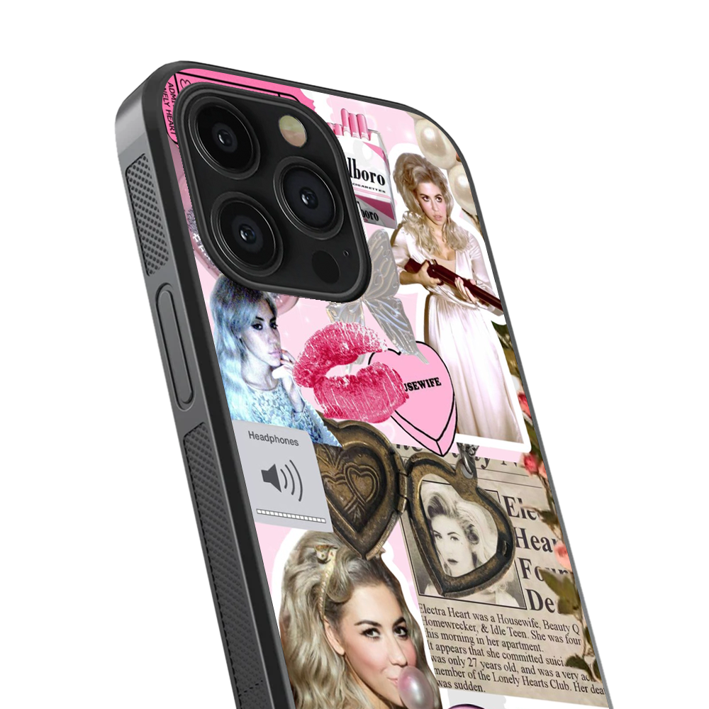 Electra Hearts Glass Phone Case
