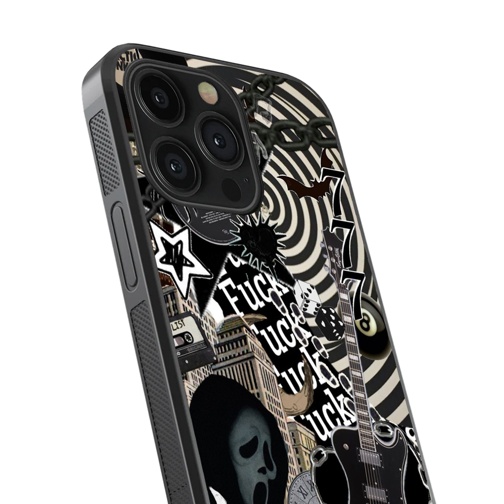 Artic Monkey F*Ck You Glass Phone Case