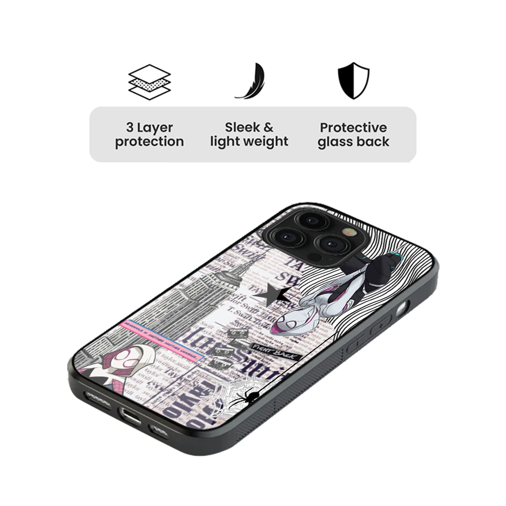 Spider-Verse Vibes Glass Phone Case