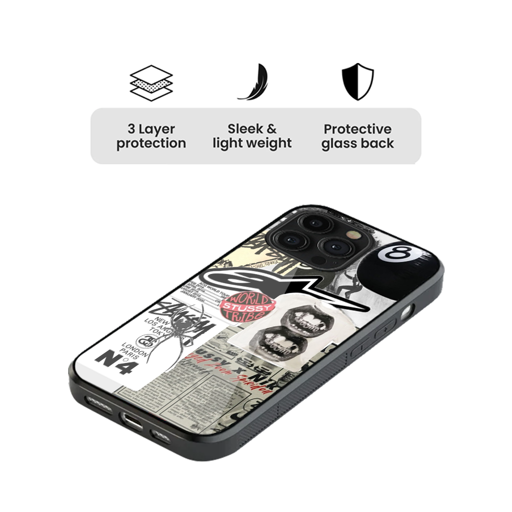 World Tribe Glass Phone Case