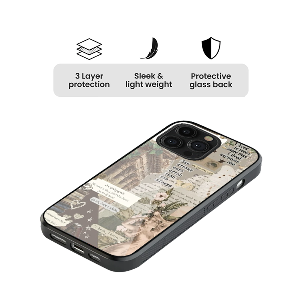 Mystic Academia Glass Phone Case