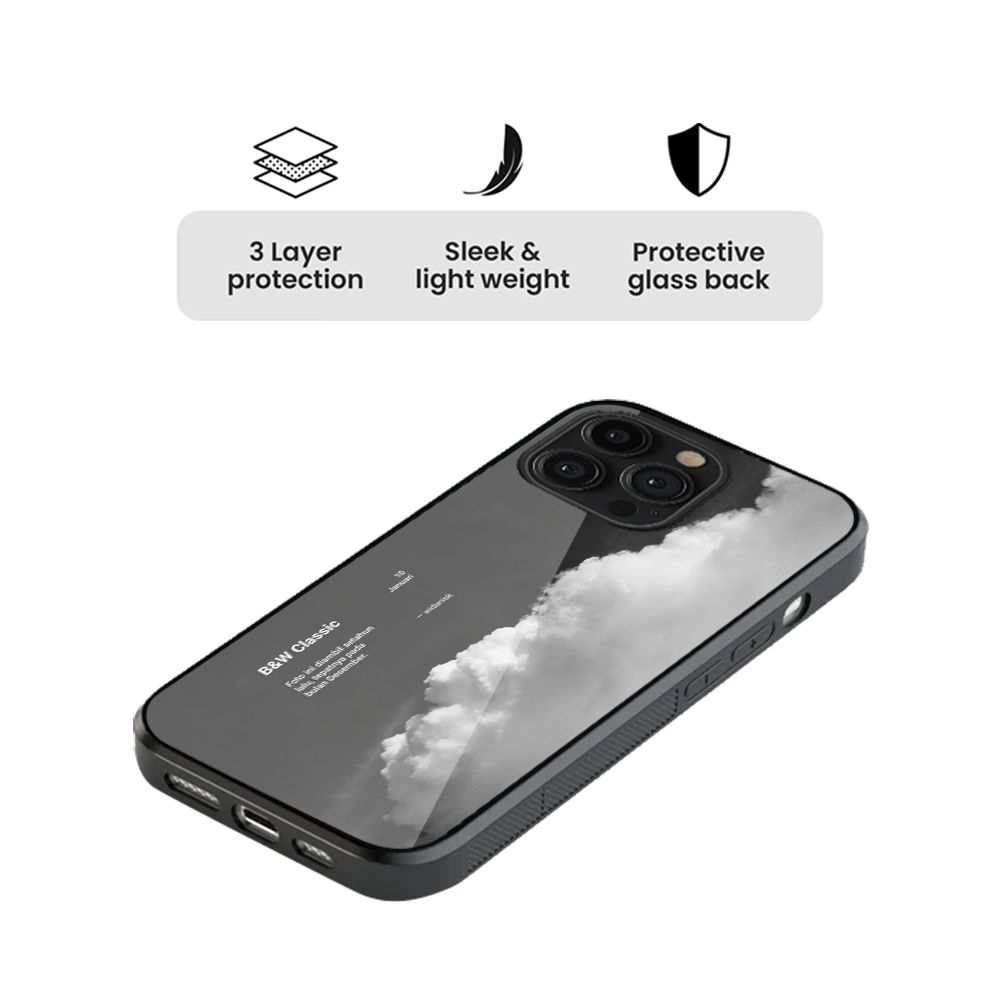B&W Classic Glass Phone Case