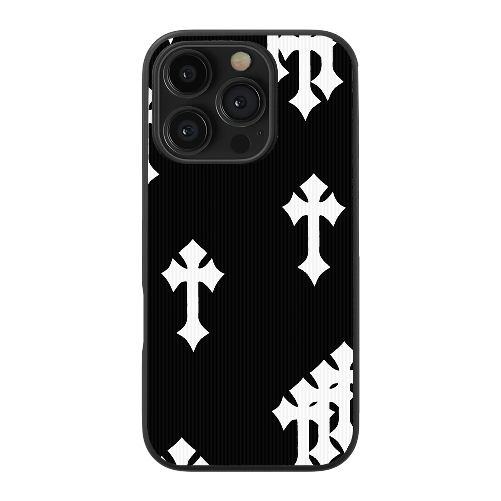 Gothic Cross Glass Phone Case