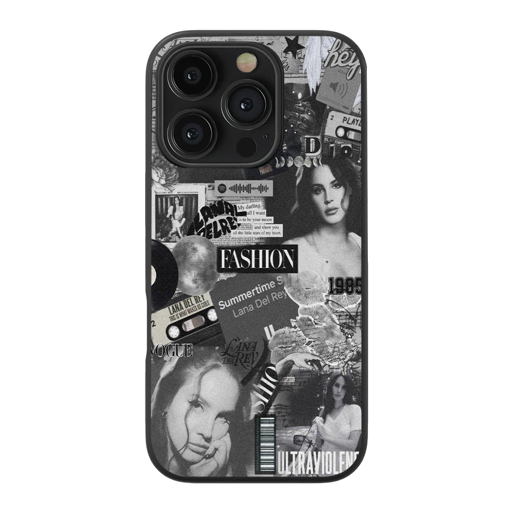 Vintage Noir Glass Phone Case