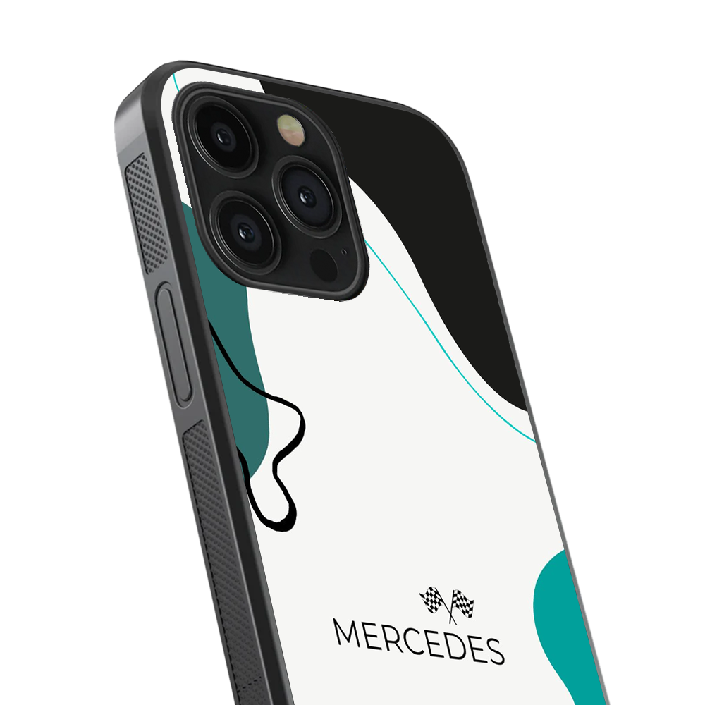 Mercedes Aesthetic Glass Phone Case