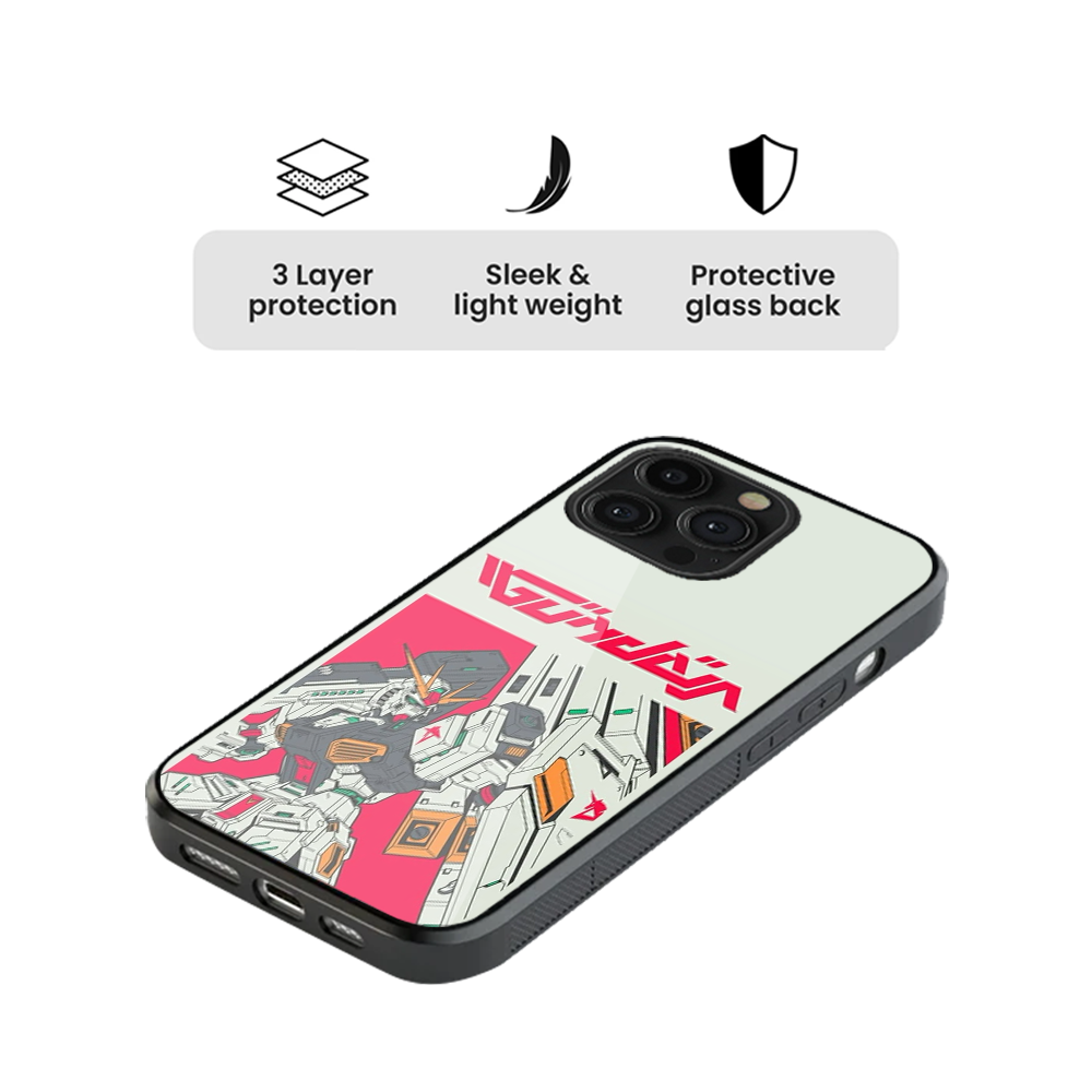 0093 Cybersigilism Glass Phone Case