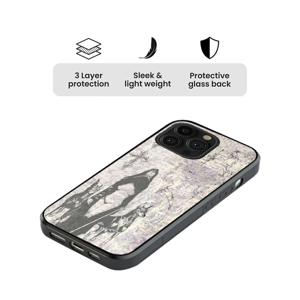 Reaper Cybersigilism Y2K Glass Phone Case