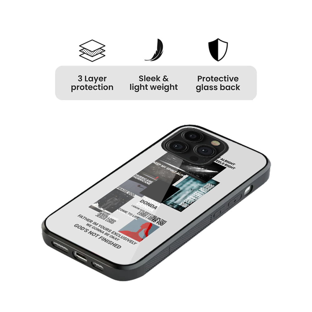 Kanye West “Donda” Glass Phone Case