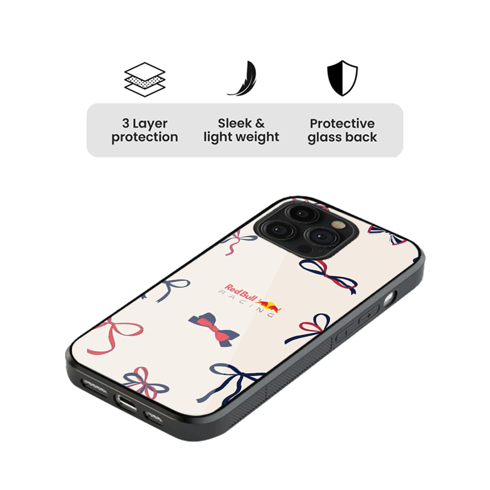 Redbull Car Glass Phone Case