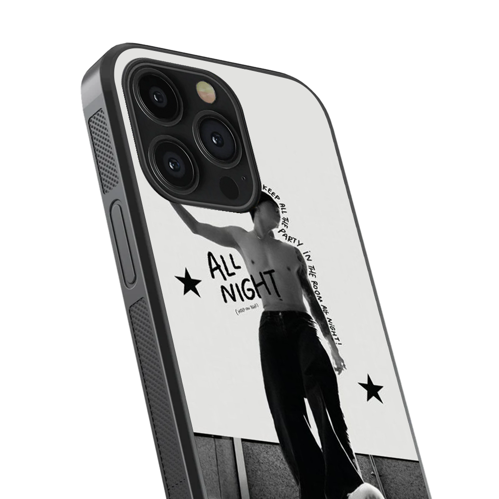 Jungkook All Night K-Pop Glass Phone Case