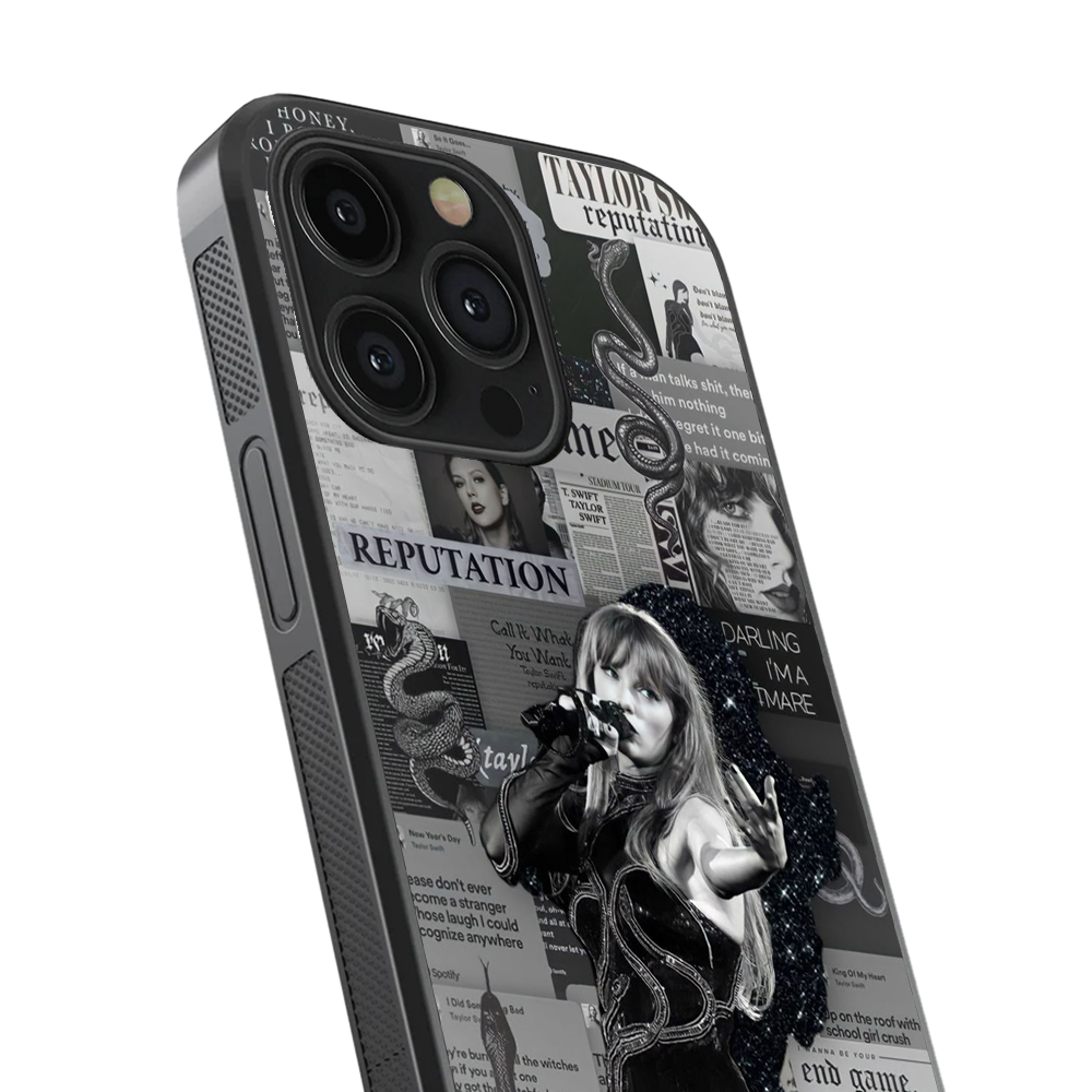 Tylor Swift Collaction Spotify Glass Phone Case