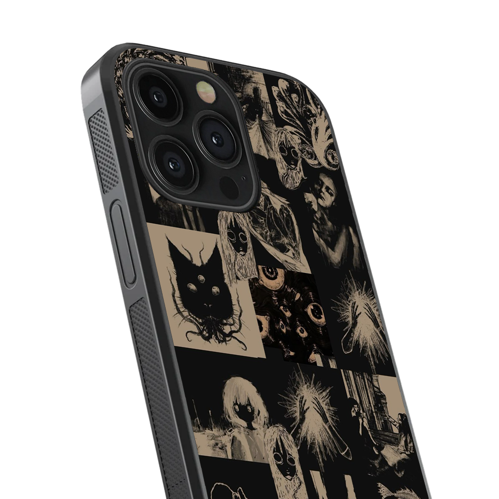 Dark Art Pop Culture Glass Phone Case