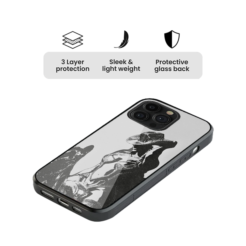 Cowgirl Noir Glass Phone Case