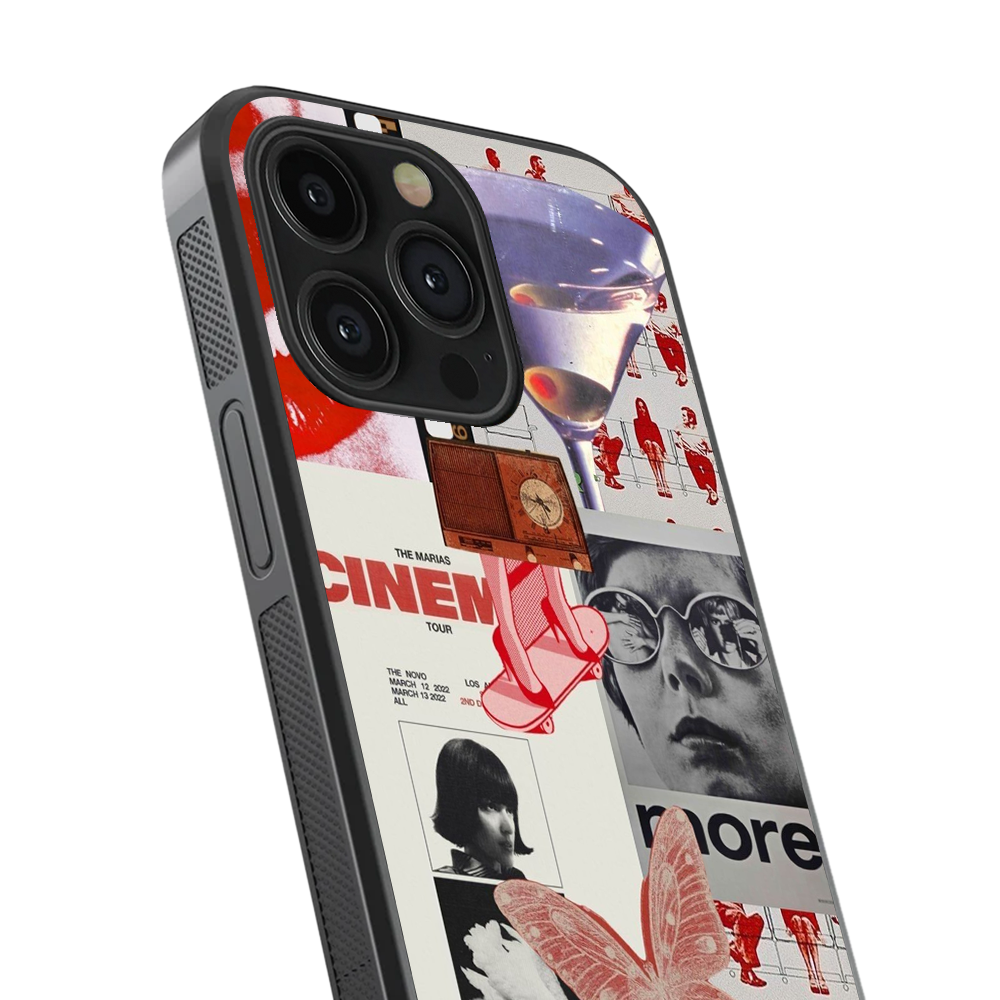 Cinema Dreams Glass Phone Case