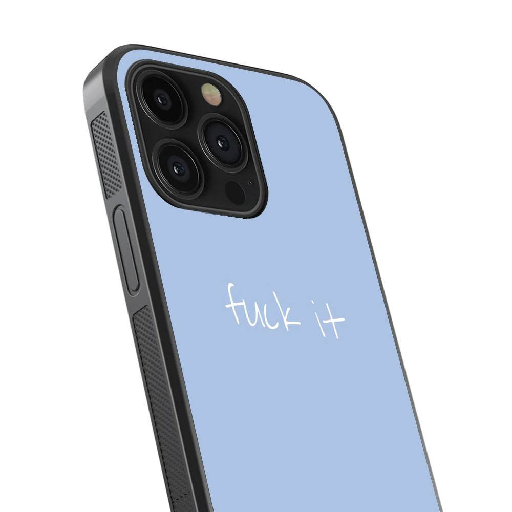 F*Ck It Aesthetic Glass Phone Case