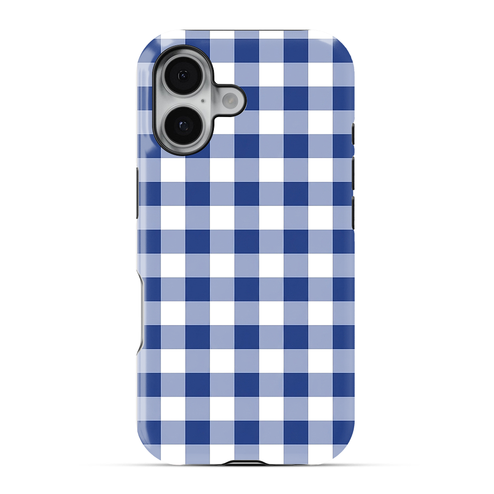 Checkered | Blue & White - VI Phone Case