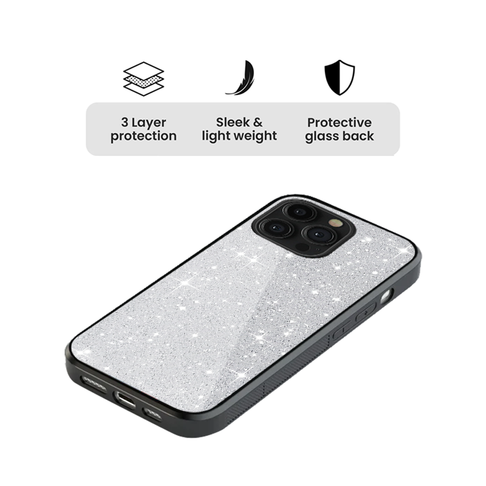 Rhinestone | Black Phone Case