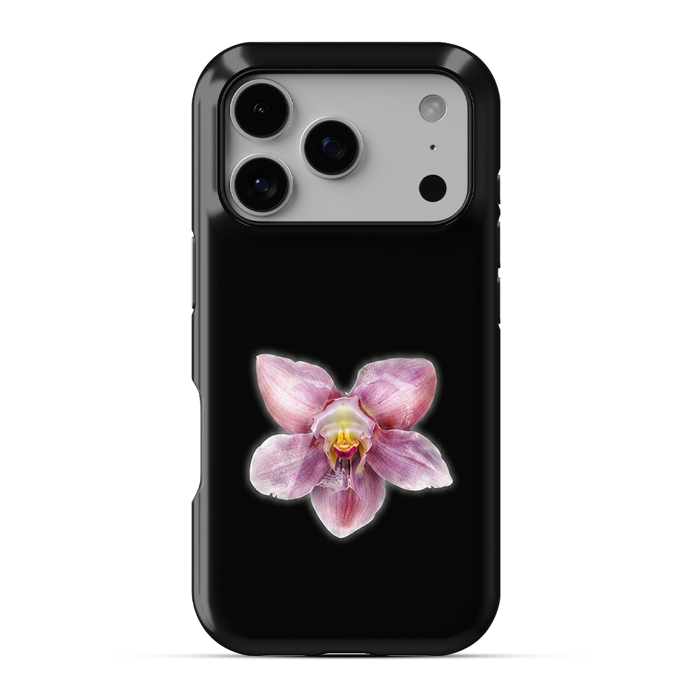 Orchid | Black Phone Case