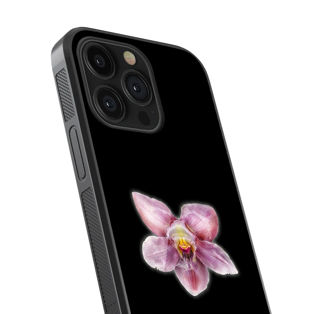 Orchid | Black Phone Case