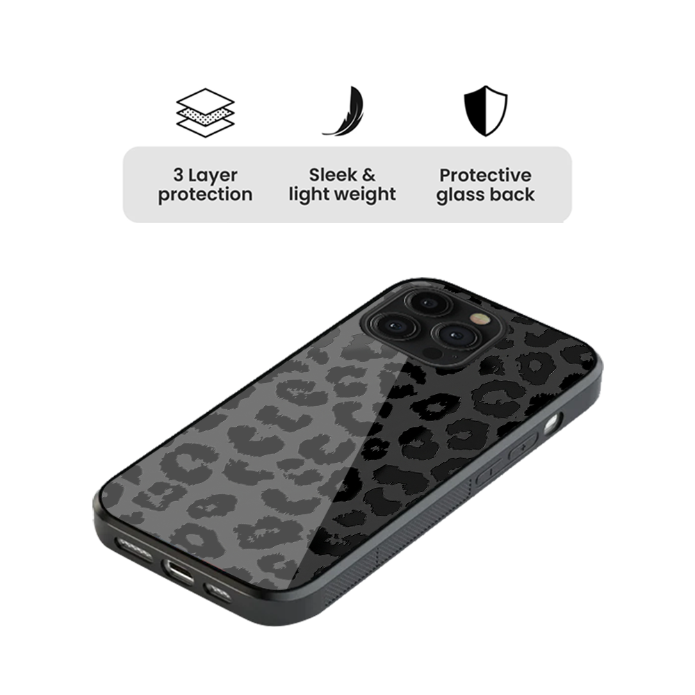 Black Leopard Phone Case