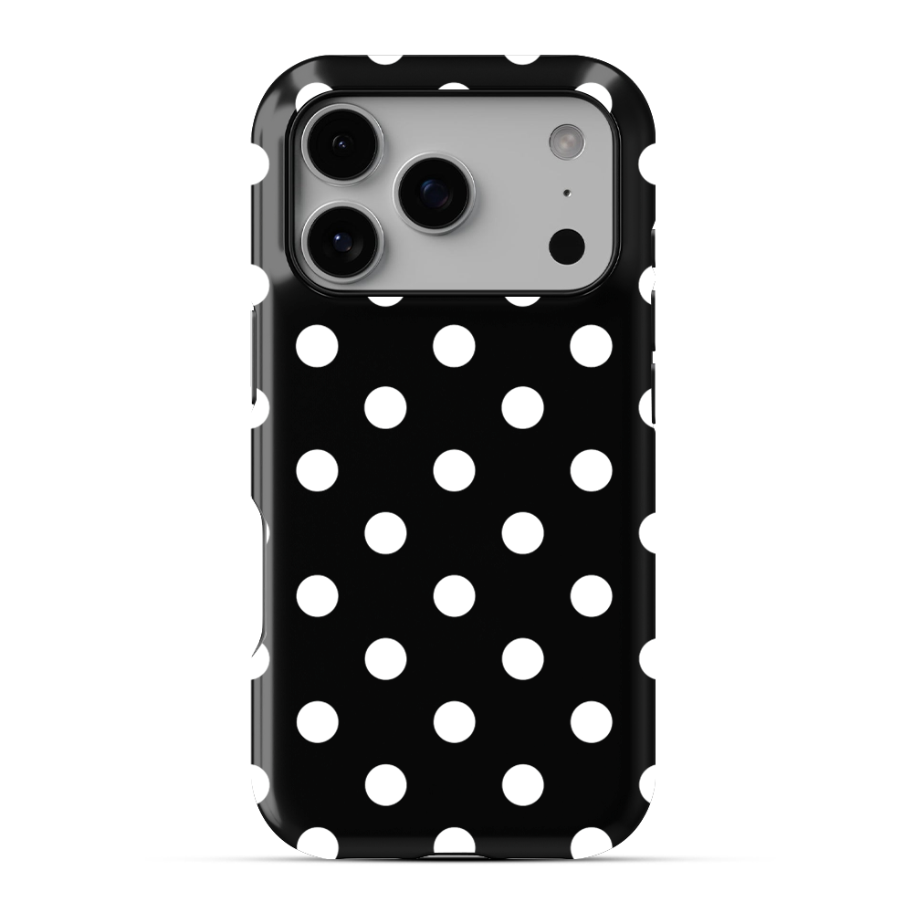 Polka Dot | Black & White Phone Case