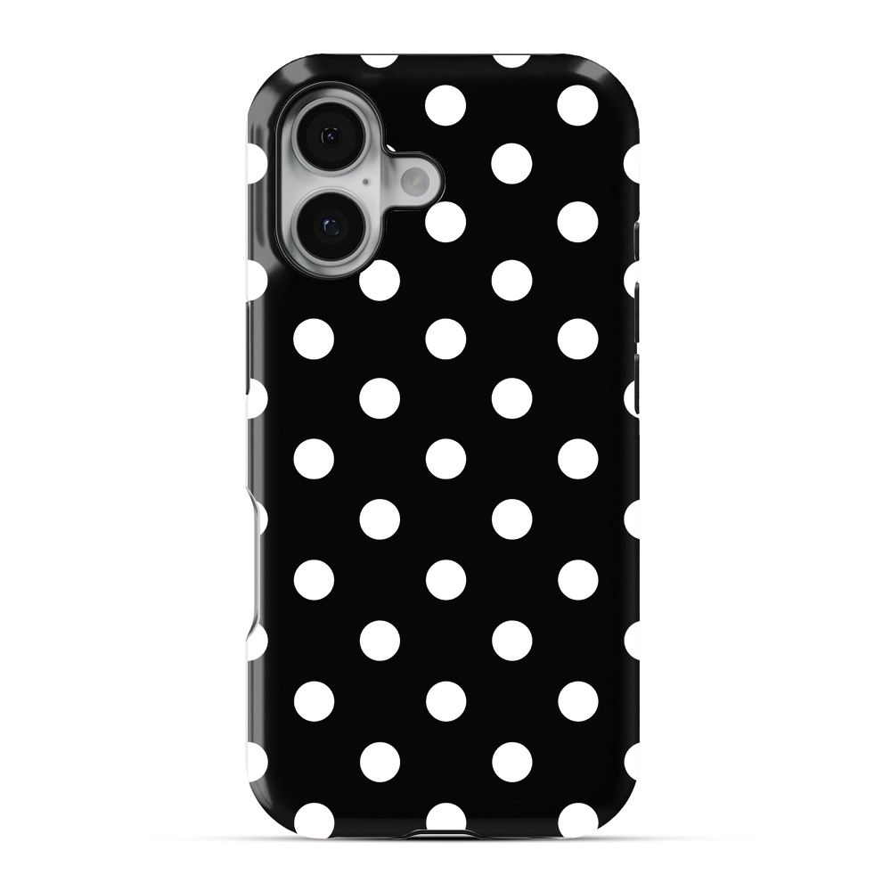 Polka Dot | Black & White Phone Case