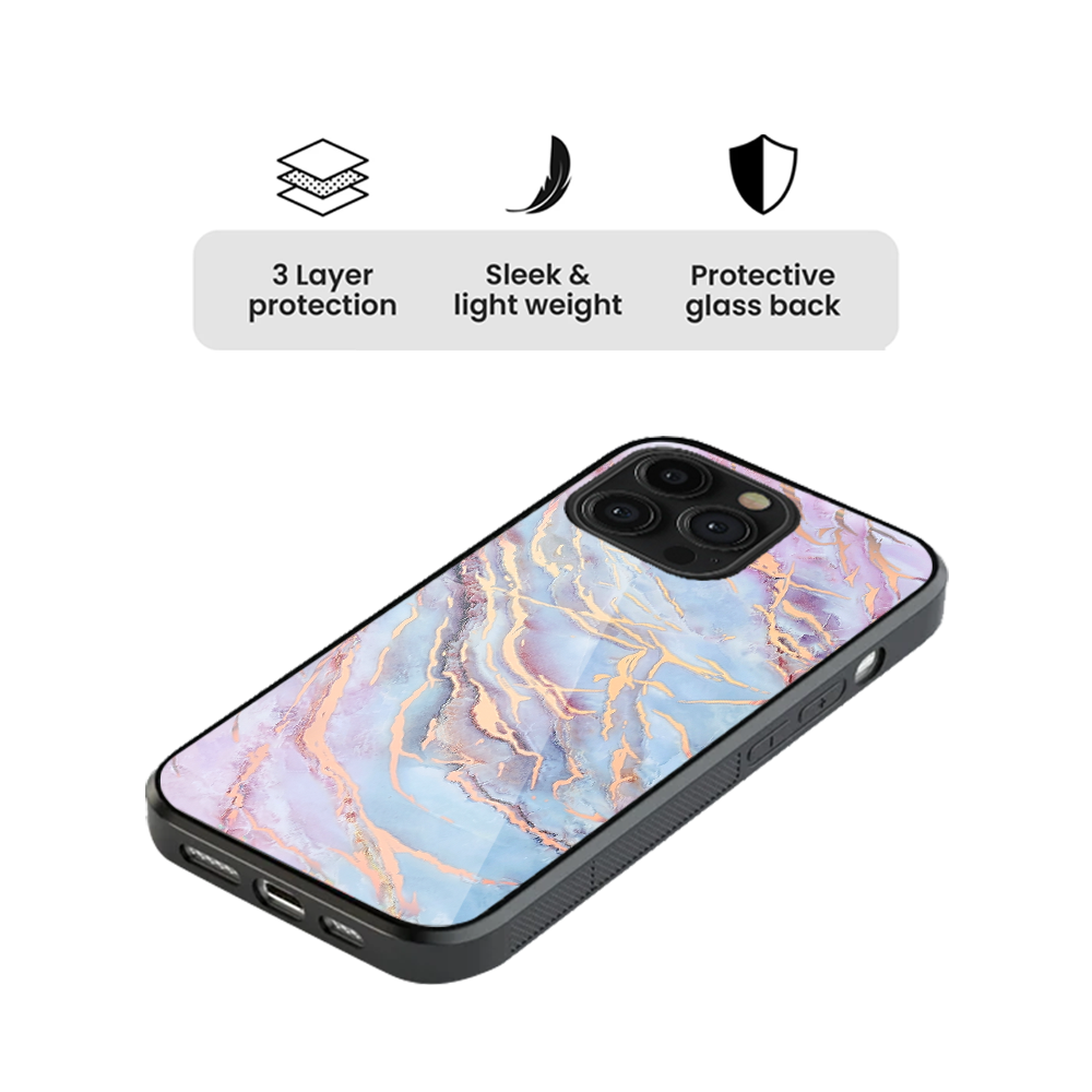 Holo Moonstone Marble Phone Case