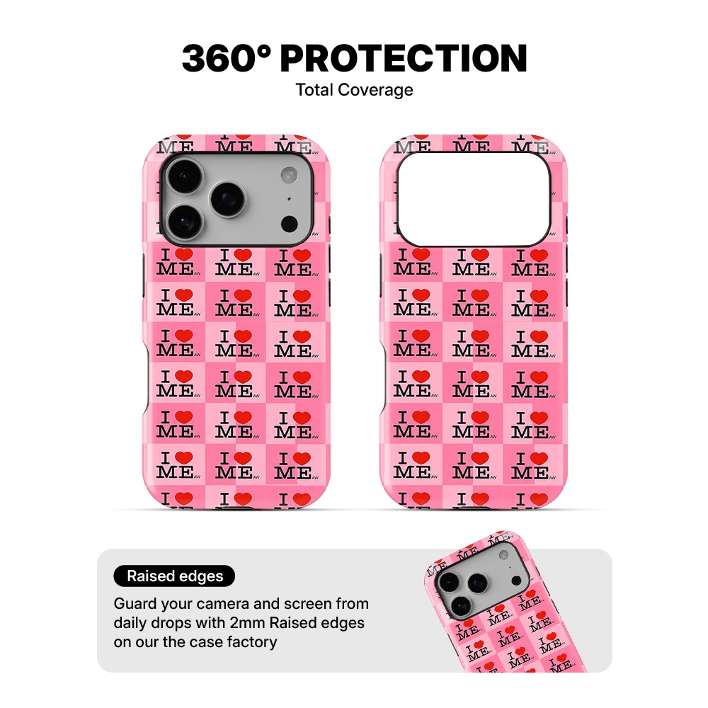 I Heart Me | Pink Phone Case