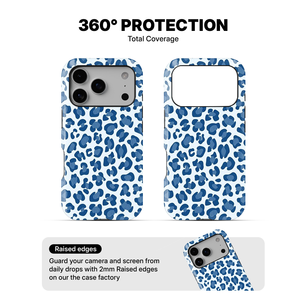 Meow | Blue Phone Case