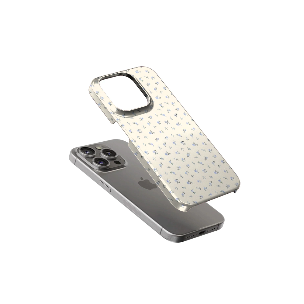 Blue Floral Whisper Phone Case