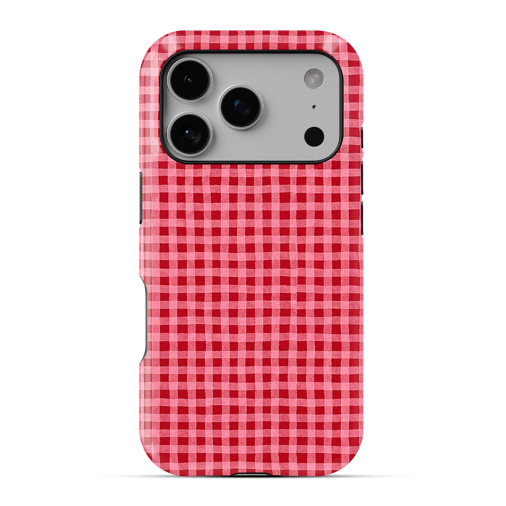 Checkered | Cottage Red Phone Case