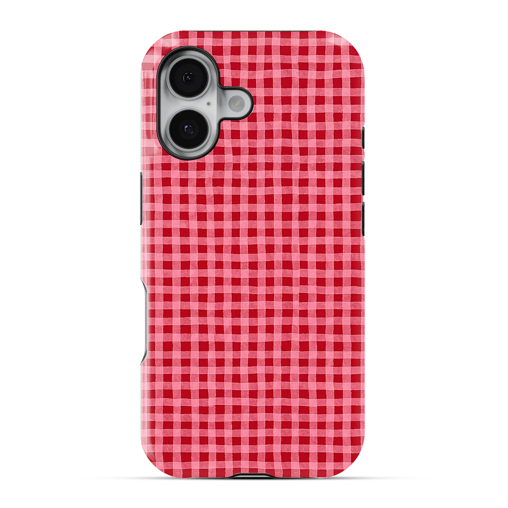 Checkered | Cottage Red Phone Case