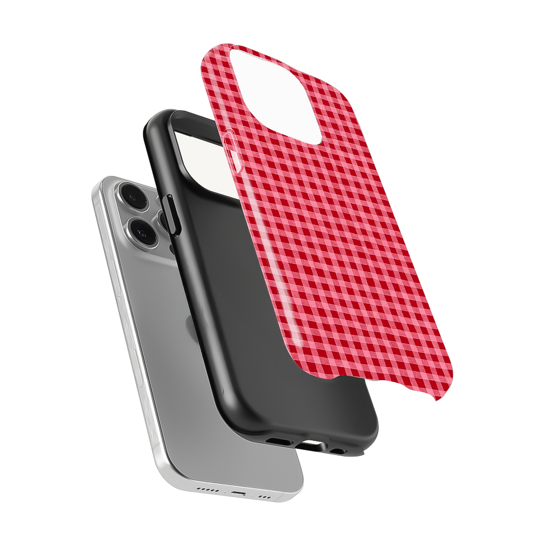 Checkered | Cottage Red Phone Case