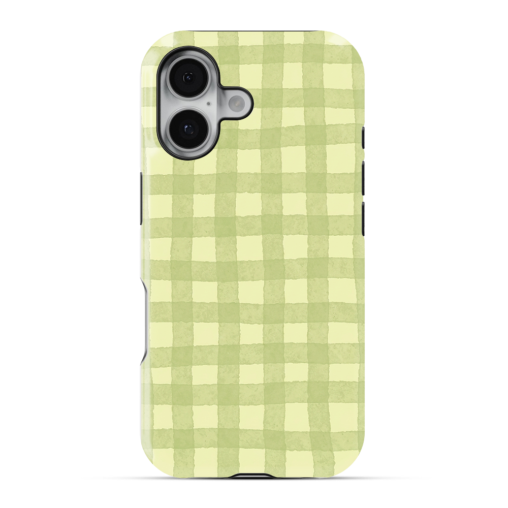 Checkered | Green Phone Case