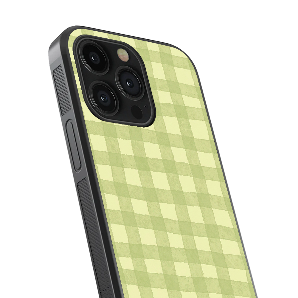Checkered | Green Phone Case