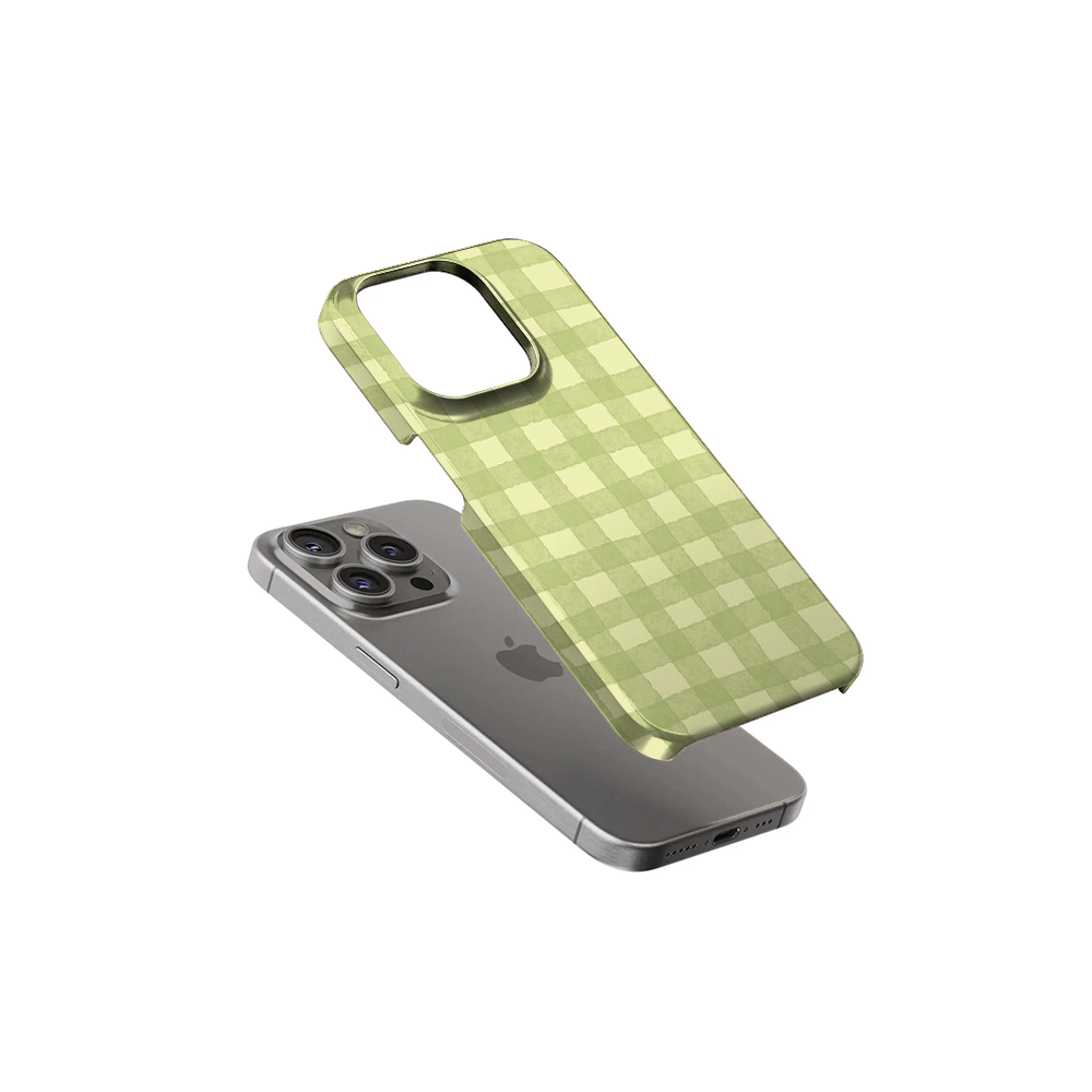 Checkered | Green Phone Case