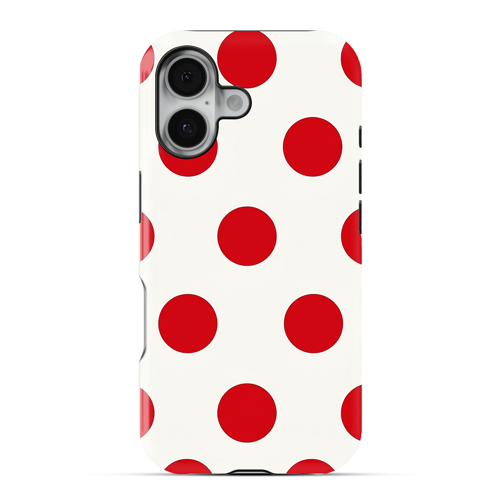 Polka Dot | Red & White Phone Case