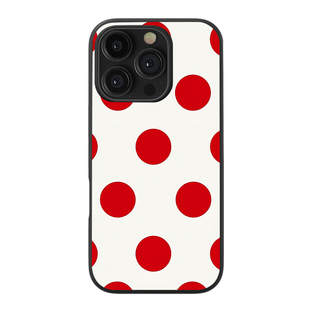 Polka Dot | Red & White Phone Case