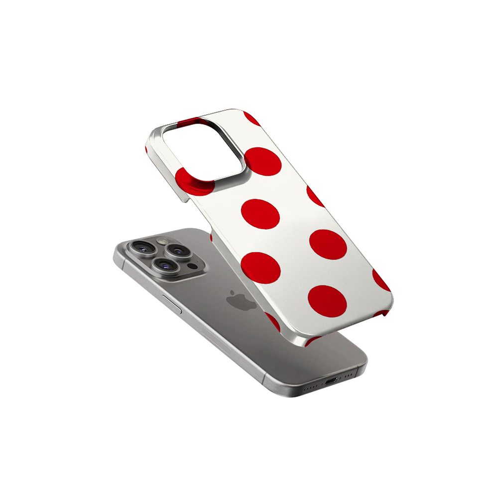 Polka Dot | Red & White Phone Case