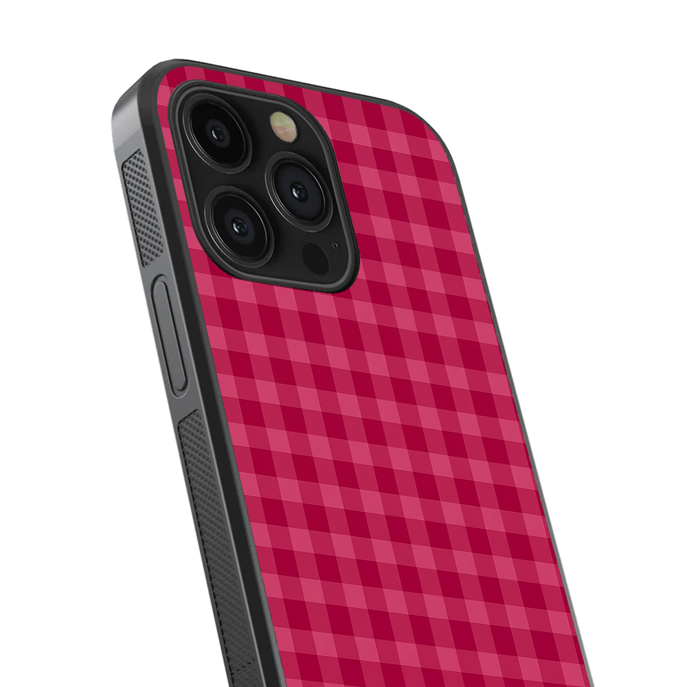 Checkered | Pink & Red Phone Case
