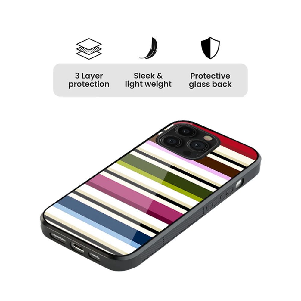 Striped | Multi-Colour I Phone Case