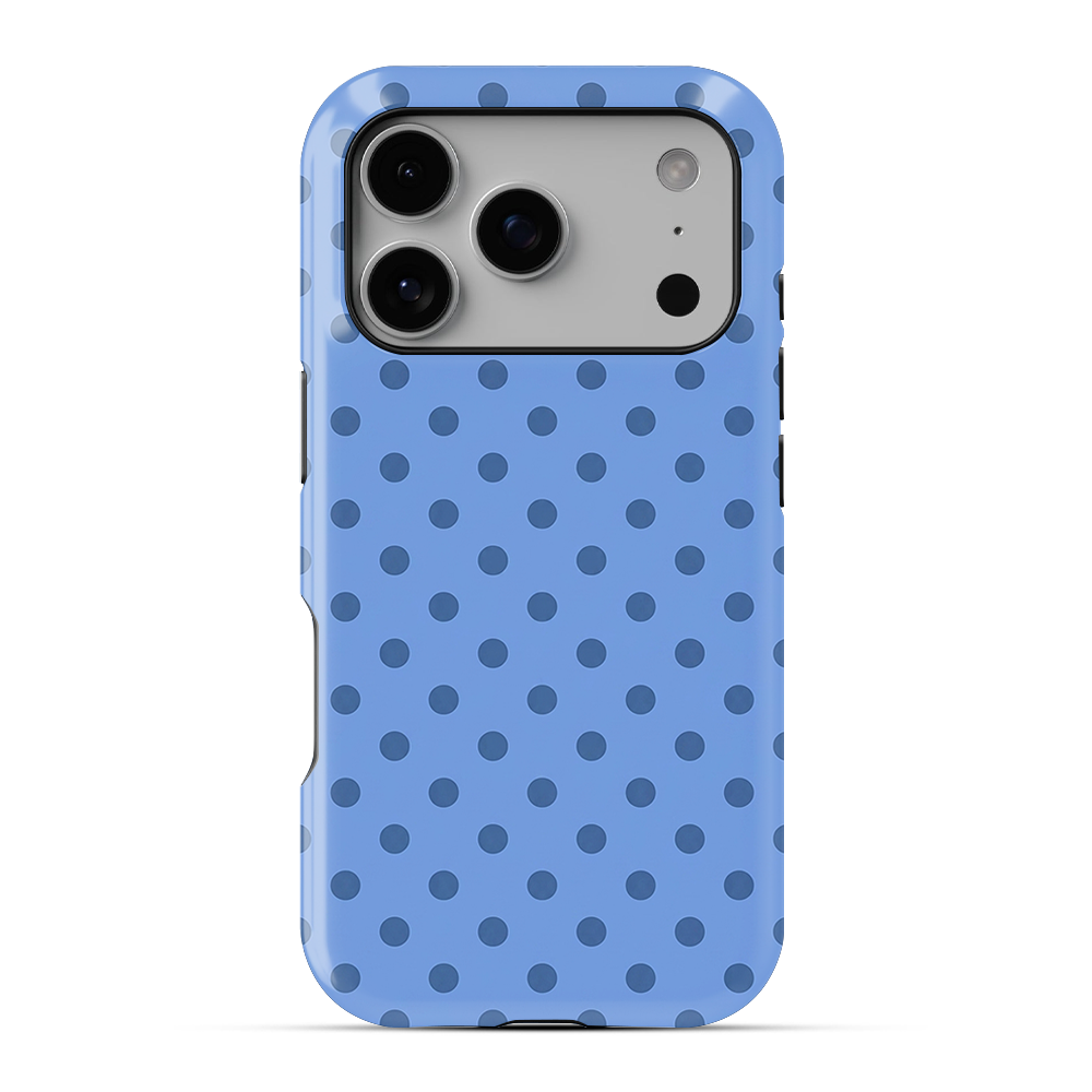Polka Dot | Blue & Navy Blue Phone Case