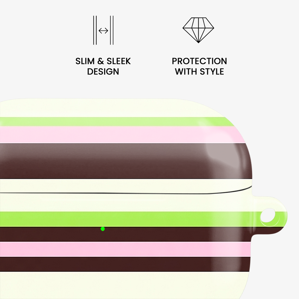 Sweet Treat Stripes Airpods Case