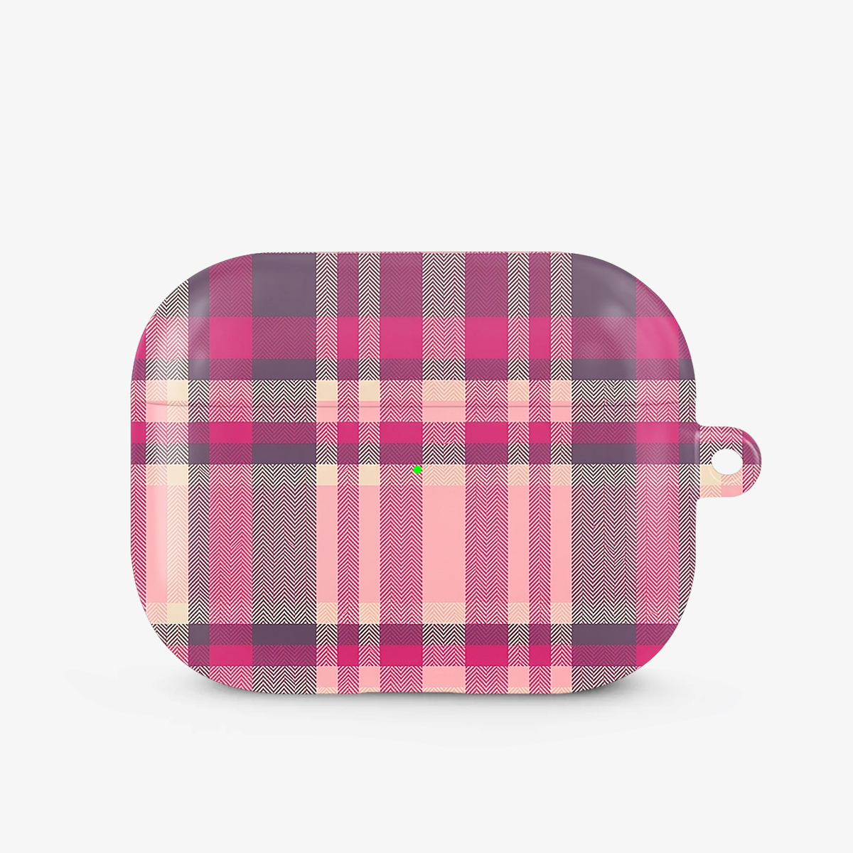 Gingham | Pink II Airpods Case