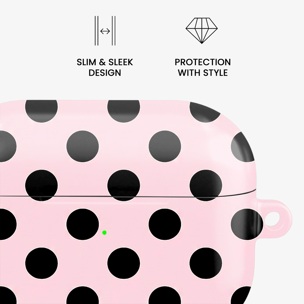 Polka Dot | Princess Pink Airpods Case