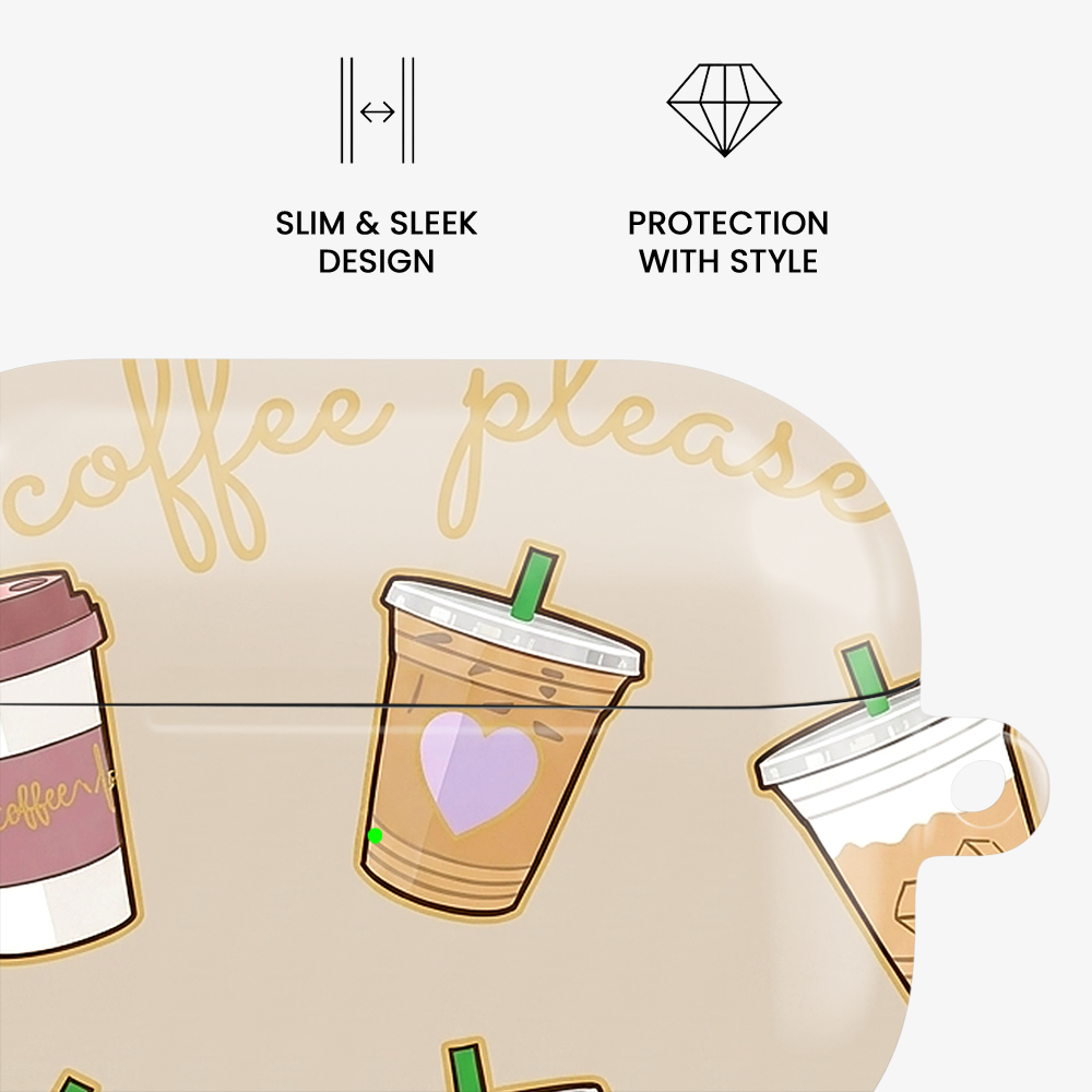 Coffee Please Airpods Case