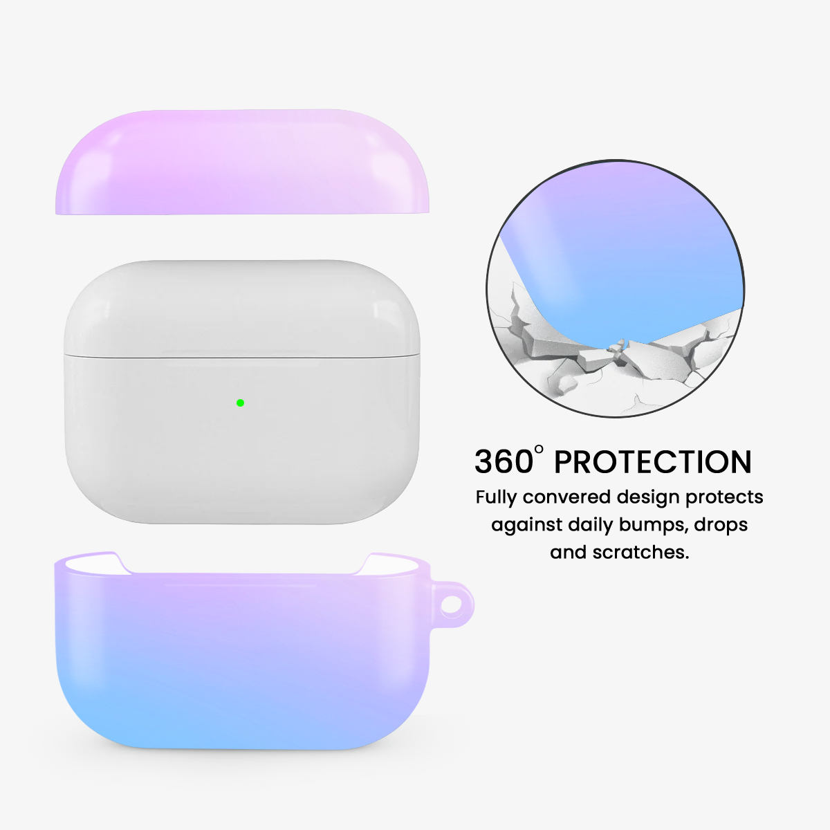 Jelly Glow Aura Airpods Case